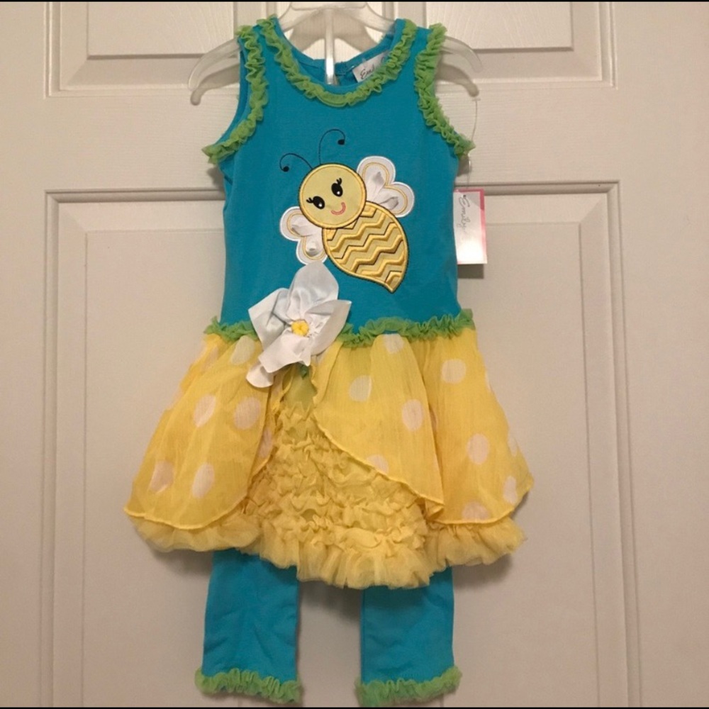 Brand New Sz 3T Toddler Girl’s Tank & Pants Set !!